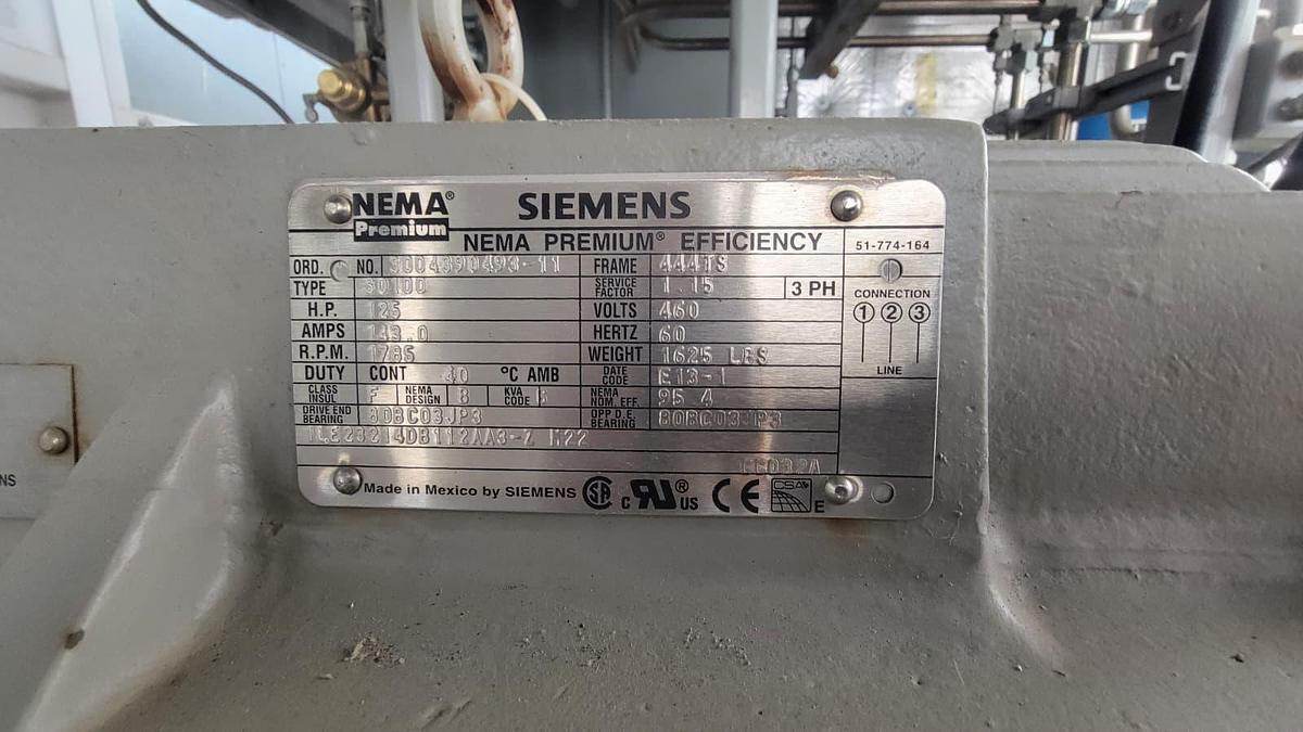 Used TWO-4 stage ANGI Ariel 125 HP CNG Compressor JGP/2