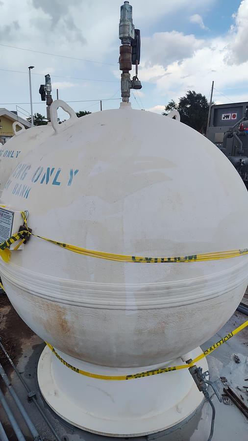 Used 48" 5500 PSI CNG Spheres by JW Power