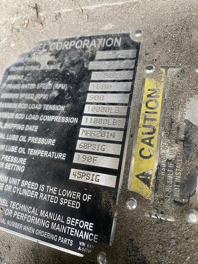 Used Complete CNG Station 4 Ariel 250 HP compressors, 23 Foot Quad Pack Storage ETC Prestine