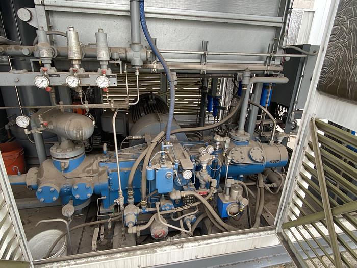 Used Complete CNG Station 4 Ariel 250 HP compressors, 23 Foot Quad Pack Storage ETC Prestine