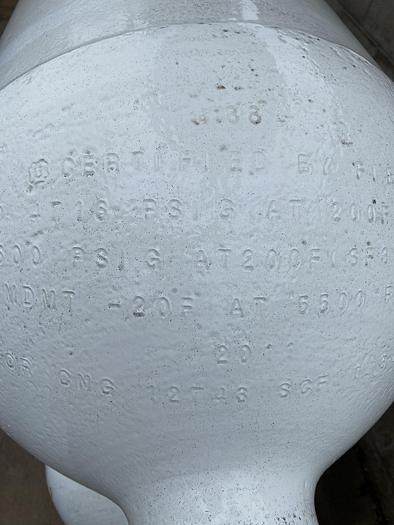 Used 23 Foot FIBA Certified 5500 PSI ASME CNG Tri-pack storage vessel