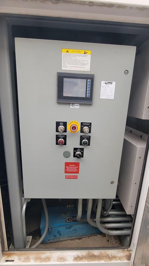 Used TWO-4 stage ANGI Ariel 125 HP CNG Compressor JGP/2
