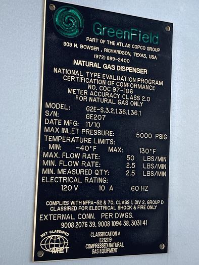 Used Greenfield Single Hose Dispenser