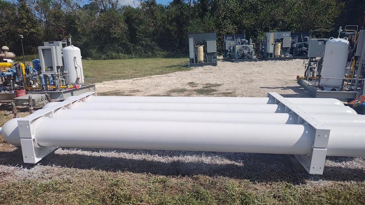 Used 2 Quad Packs CNG Storage over 700 GGE