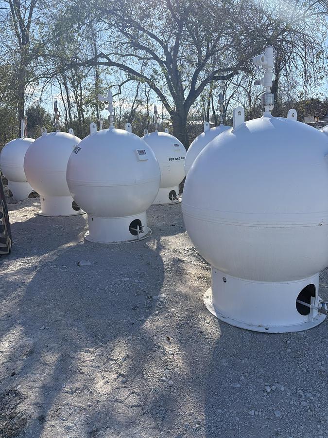 Used 5500 PSI CNG Storage Spheres 12 available