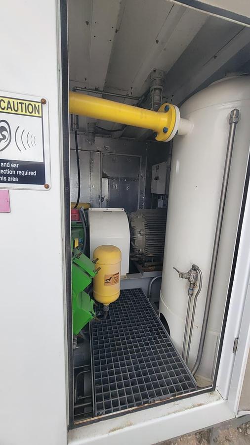 Used Two 4 Stage GE 200 HP CNG Compressors Model H302