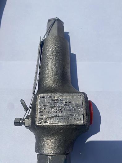 Used Anderson Greenwood Gas 1600 psi pressure reliefs