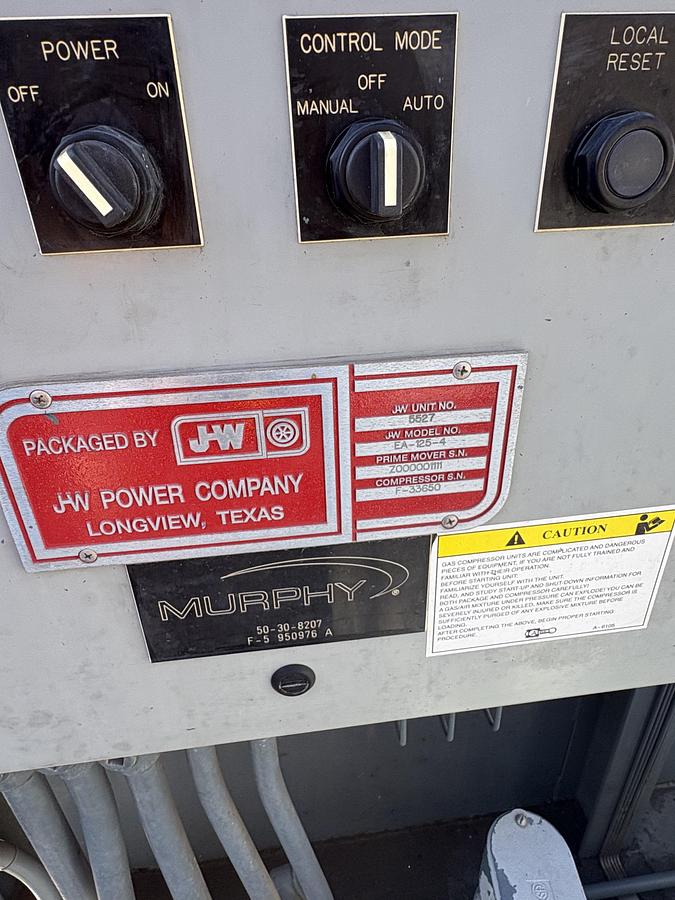 Used JW Power. 4 Stage 125hp Ariels JGP/2 Government Maintained