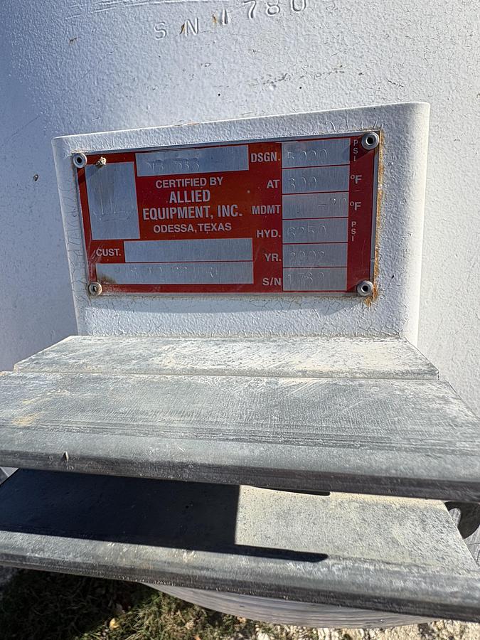 Used 5500 PSI CNG Storage Spheres 12 available