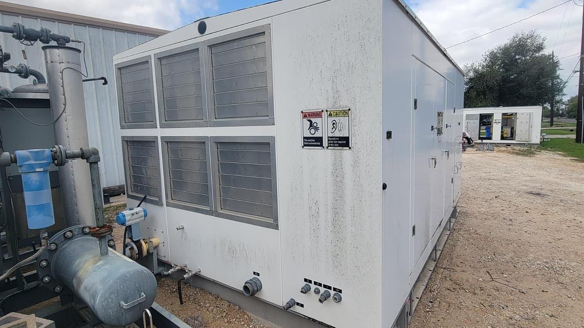 Used Two 4 Stage GE 200 HP CNG Compressors Model H302