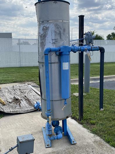 Used Single Tower Dual Cartridge CNG Dryer Ultra Filter MAWP 150 psi in stock!