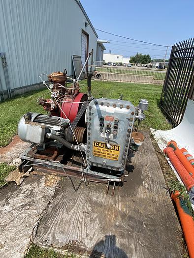 Used 25 Horse Ingersol Rand CNG Compressor Skid complete Compressed Natural Gas