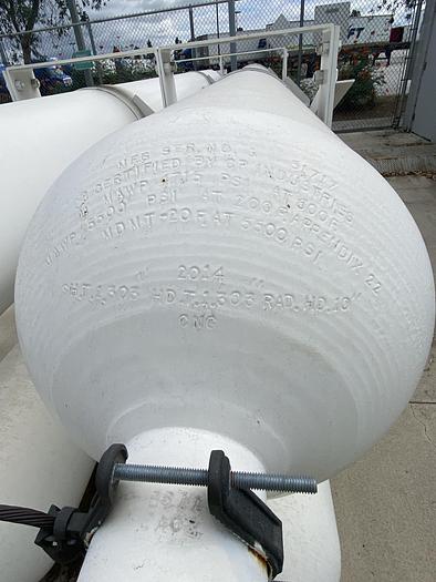 Used Quad-Pack (4 cylinders) 23 Foot CP Industries 5500 PSI Manufactured in 2014...ARRIVED