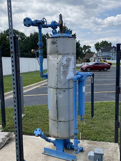 Used Single Tower Dual Cartridge CNG Dryer Ultra Filter MAWP 150 psi in stock!