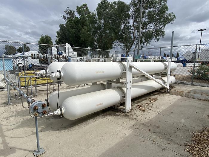 Used Complete CNG Station 4 Ariel 250 HP compressors, 23 Foot Quad Pack Storage ETC Prestine