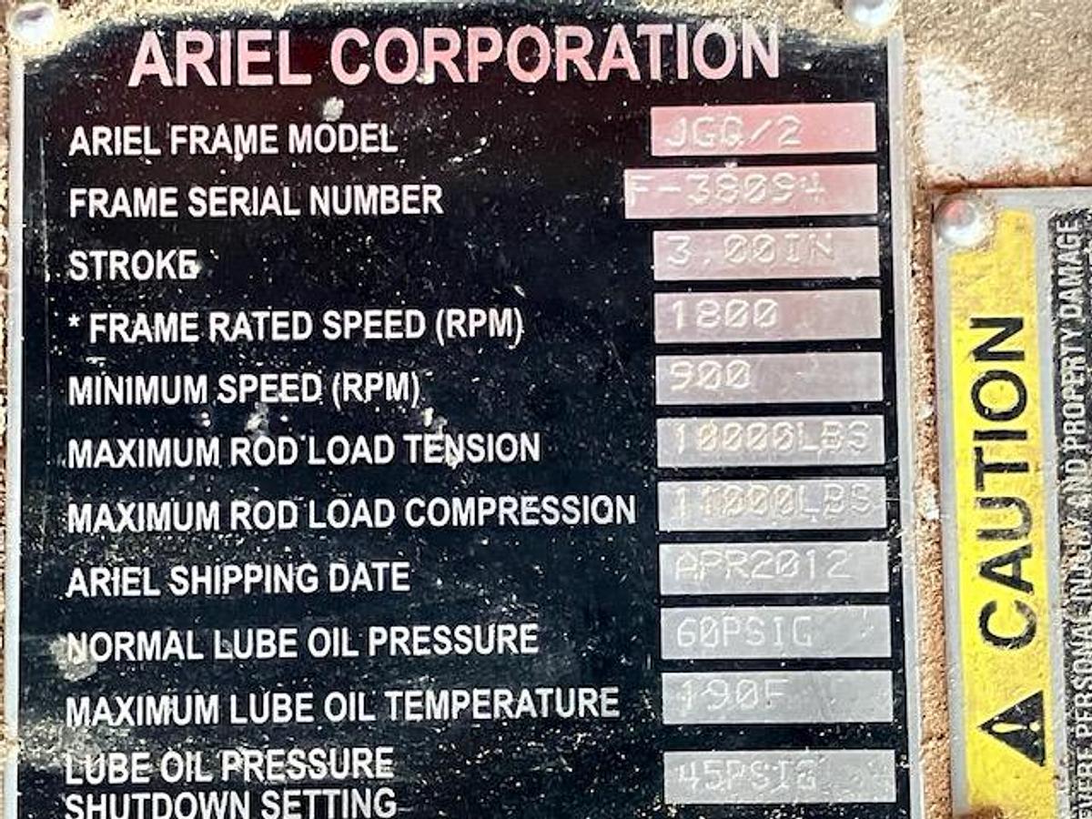 Used Angi Ariel 250 HP 4 stage J/GQ2
