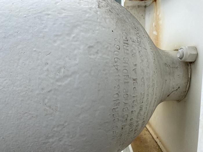 Used CP Industries 25 foot CNG Tri-Pack Storage vessels from 2006 MAWP 8695 PSI