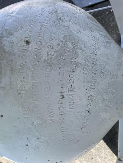 Used 12 Foot CP Industries Tri-Pack (3) CNG Storage Vessel