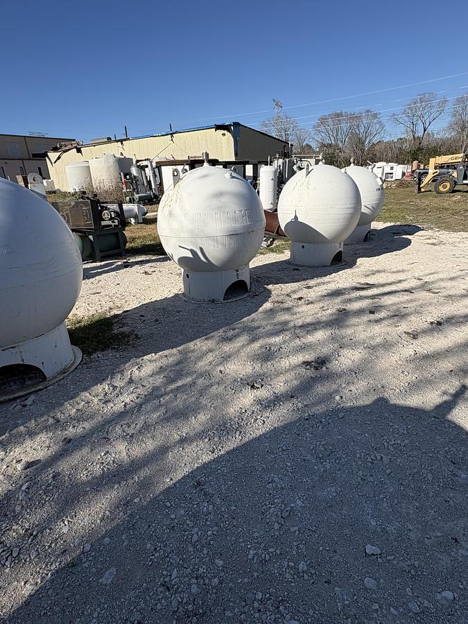 Used 48" 5000 psi CNG Storage Spheres