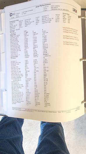 Used 4 Ariel Cng 250 HP compressors  3 Stage, Super low hours Beaumont Texas