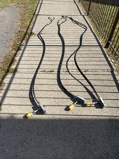 Used 12 foot CNG Dispensing Hose Valve and Nozzle for 3600 PSI vehicles