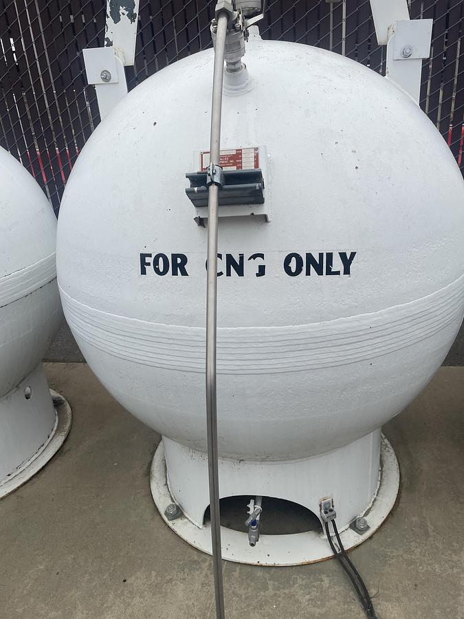 Used 48" 5000 psi CNG Storage Spheres