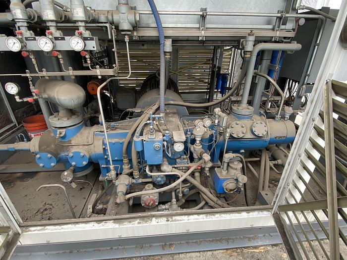 Used Complete CNG Station 4 Ariel 250 HP compressors, 23 Foot Quad Pack Storage ETC Prestine