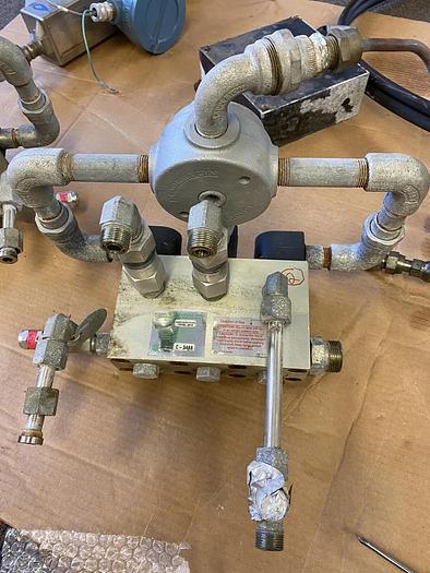 Used Krause Global sequential solenoid valve for a CNG dispenser