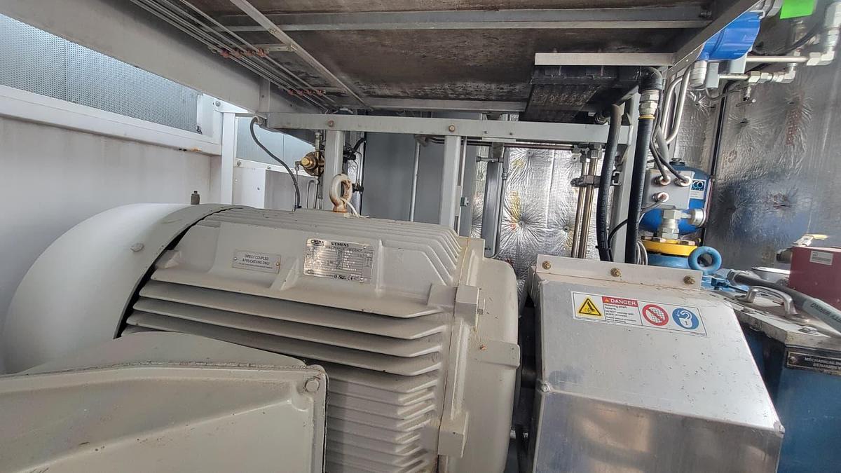 Used TWO-4 stage ANGI Ariel 125 HP CNG Compressor JGP/2