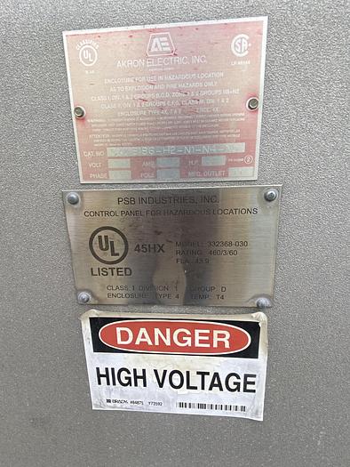 Used PSB Industries 5000 SCFM  REGEN Natural Gas Dryer