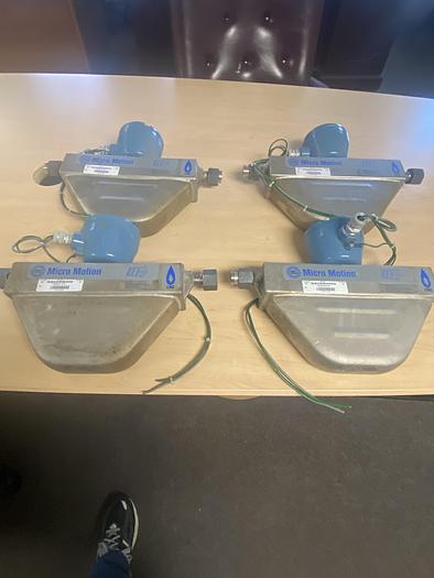 Used 4 Model CNG050s291NWBAEZZZ Micro Motions Mass Flow Sensor