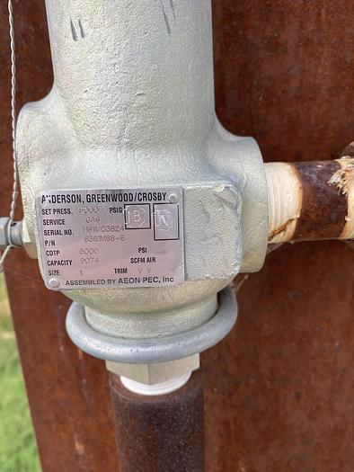 Used CP Industries 25 foot CNG Tri-Pack Storage vessels from 2006 MAWP 8695 PSI