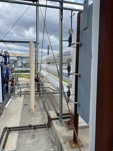 Used CP Industries 25 foot CNG Tri-Pack Storage vessels from 2006 MAWP 8695 PSI