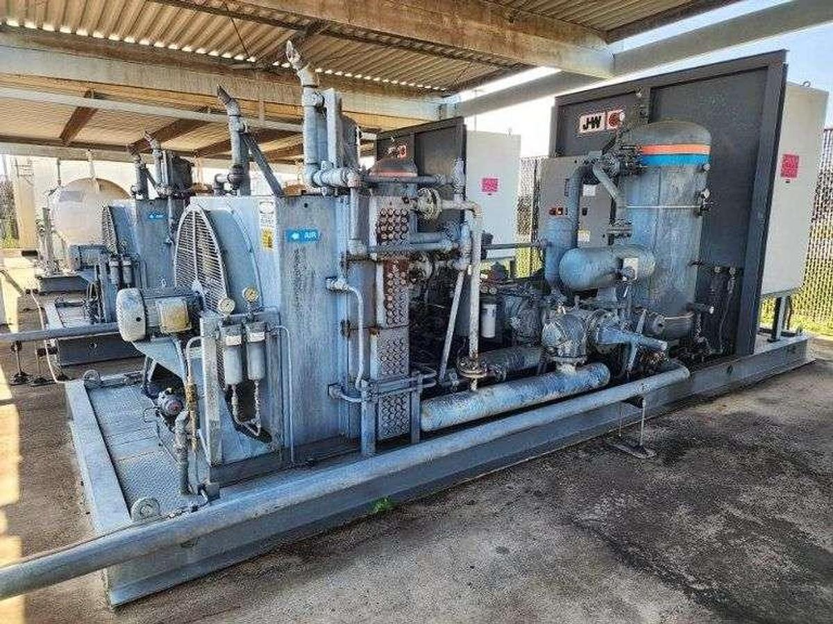 Used 2 complete Operational 4 stage Ariel CNG Stations In Louisiana serviced by JW