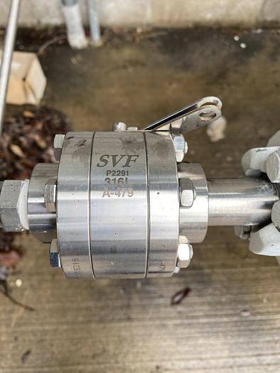 Used 23 Foot FIBA Certified 5500 PSI ASME CNG Tri-pack storage vessel