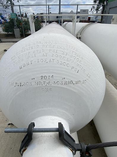 Used Quad-Pack (4 cylinders) 23 Foot CP Industries 5500 PSI Manufactured in 2014...ARRIVED