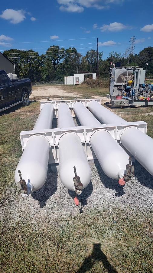 Used 2 Quad Packs CNG Storage over 700 GGE