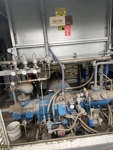 Used Complete CNG Station 4 Ariel 250 HP compressors, 23 Foot Quad Pack Storage ETC Prestine