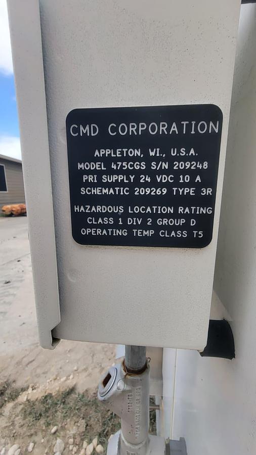 Used Two 4 Stage GE 200 HP CNG Compressors Model H302