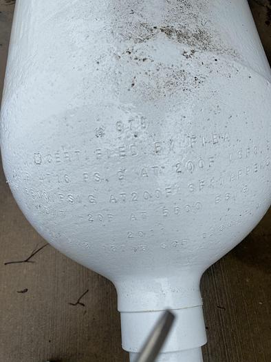 Used 23 Foot FIBA Certified 5500 PSI ASME CNG Tri-pack storage vessel