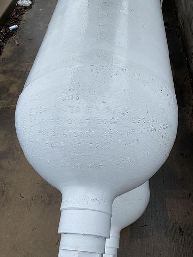 Used 23 Foot FIBA Certified 5500 PSI ASME CNG Tri-pack storage vessel