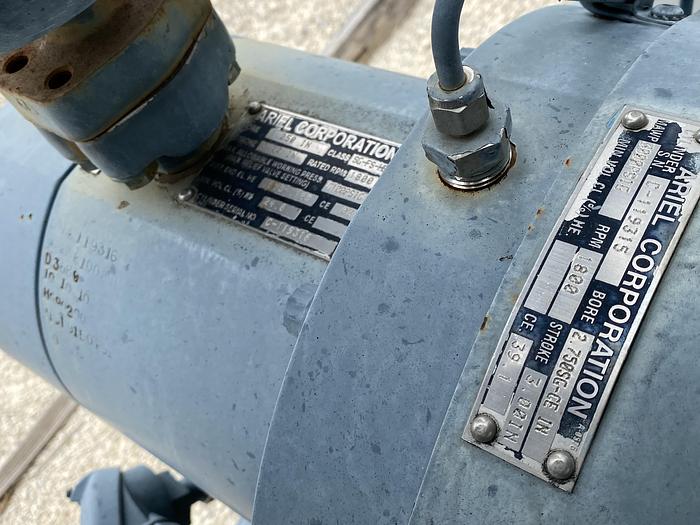 Used Ariel 75 HP 2 stage High Inlet low hours