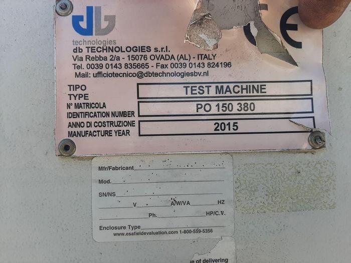 Used Extruder, 11.25" Dia, C/st, DB Technologies, Hydraulic #S744539