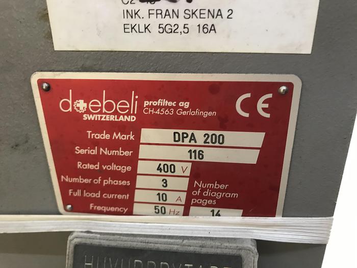 Gebruikt Doebeli DPA 200