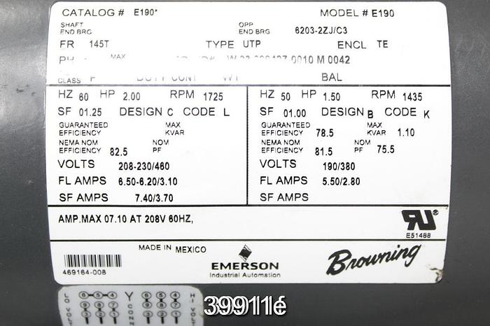 Unused Browning W01-E458-N Gear Drive #39911