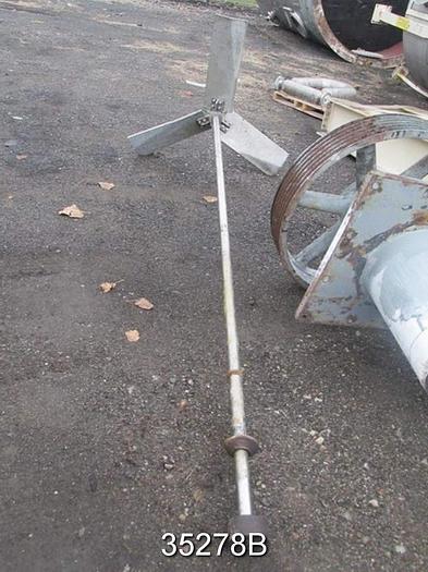Used Chemineer 2 Hp Agitator with 3 Blade Pitched Mixing Element #35278