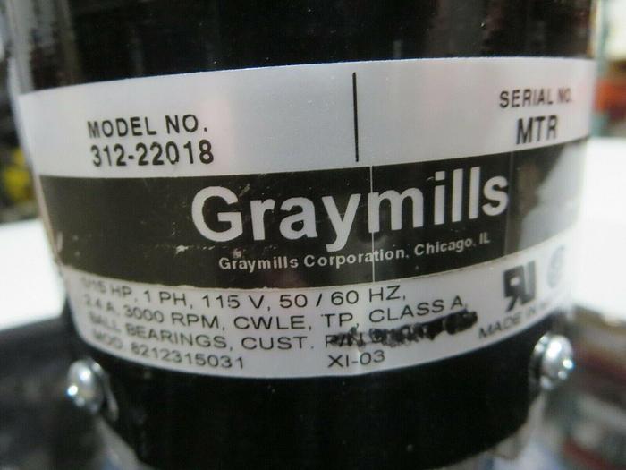 Used Vena Engineering,VE80-C10,Environmental Chiller,W/Graymills VPJ310-A (312-22018)