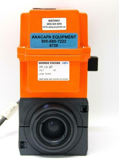 Used George Fischer +GF+ 199.116.207 Code 198.150.433 Type EA20 Actuator, NW40(8739)