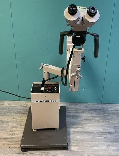 Gebraucht Olympus OCS Kolposkop + OB 300 f = 300 Linse, Lichtquelle, 2x G20X Okularen