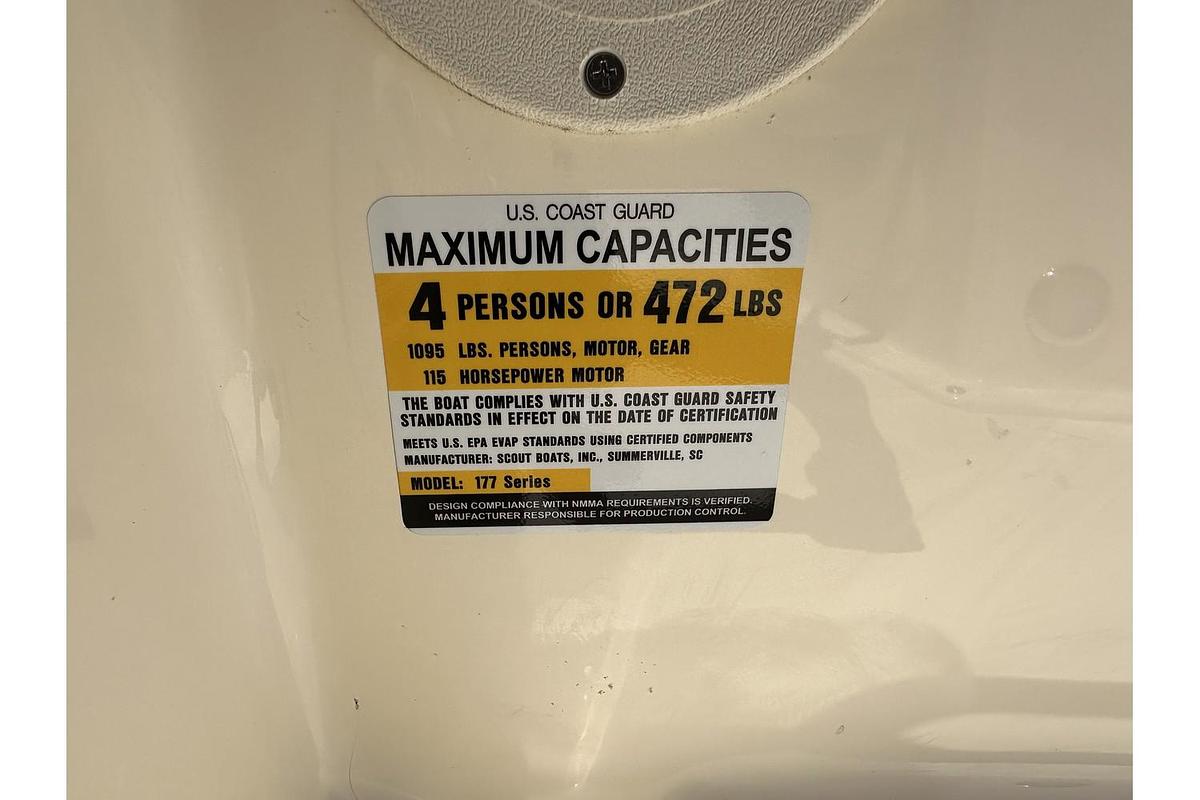 2025 Scout Boat Company Sport 177